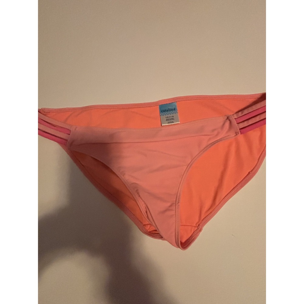Catalina bikini bottom peach pink size large